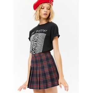 Forever21 Pleated plaid skirt